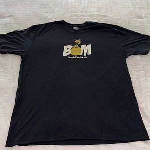 Men’s “Bom BreakOut Music” Promotional T Shirt